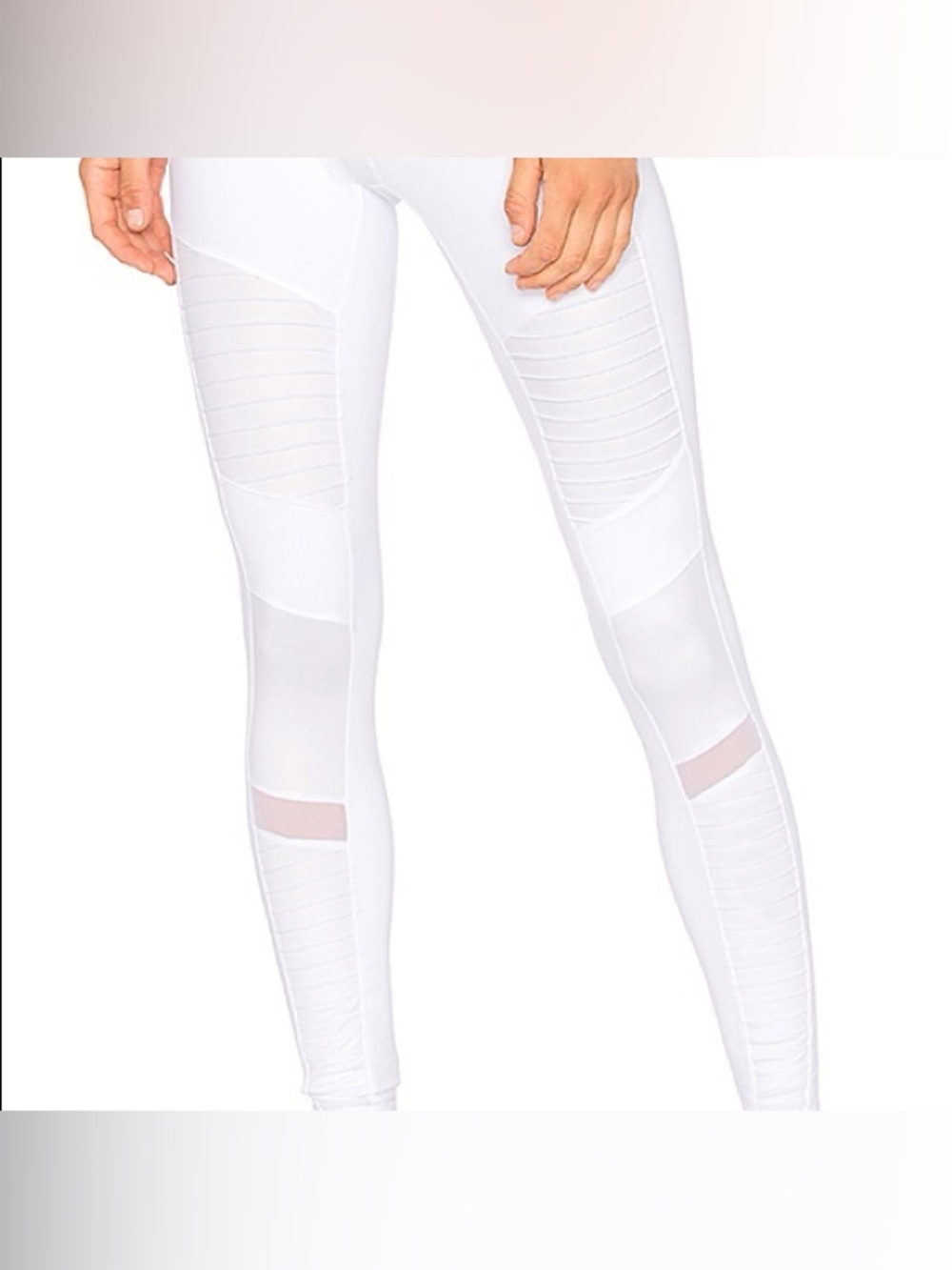 Alo Yoga Regular Rise Waist Moto
Leggings White size Large A175 - Picture 10 of 14